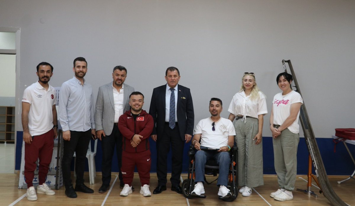 GSB_Kayseri's tweet photo. Gençlik ve Spor İl Müdürümüz Ali İhsan Kabakcı, ilimizi başarıyla temsil eden boccia sporcularımız ile bir araya gelerek, antrenman süreçleri hakkında bilgi aldı. https://t.co/ECRAXhHWMk