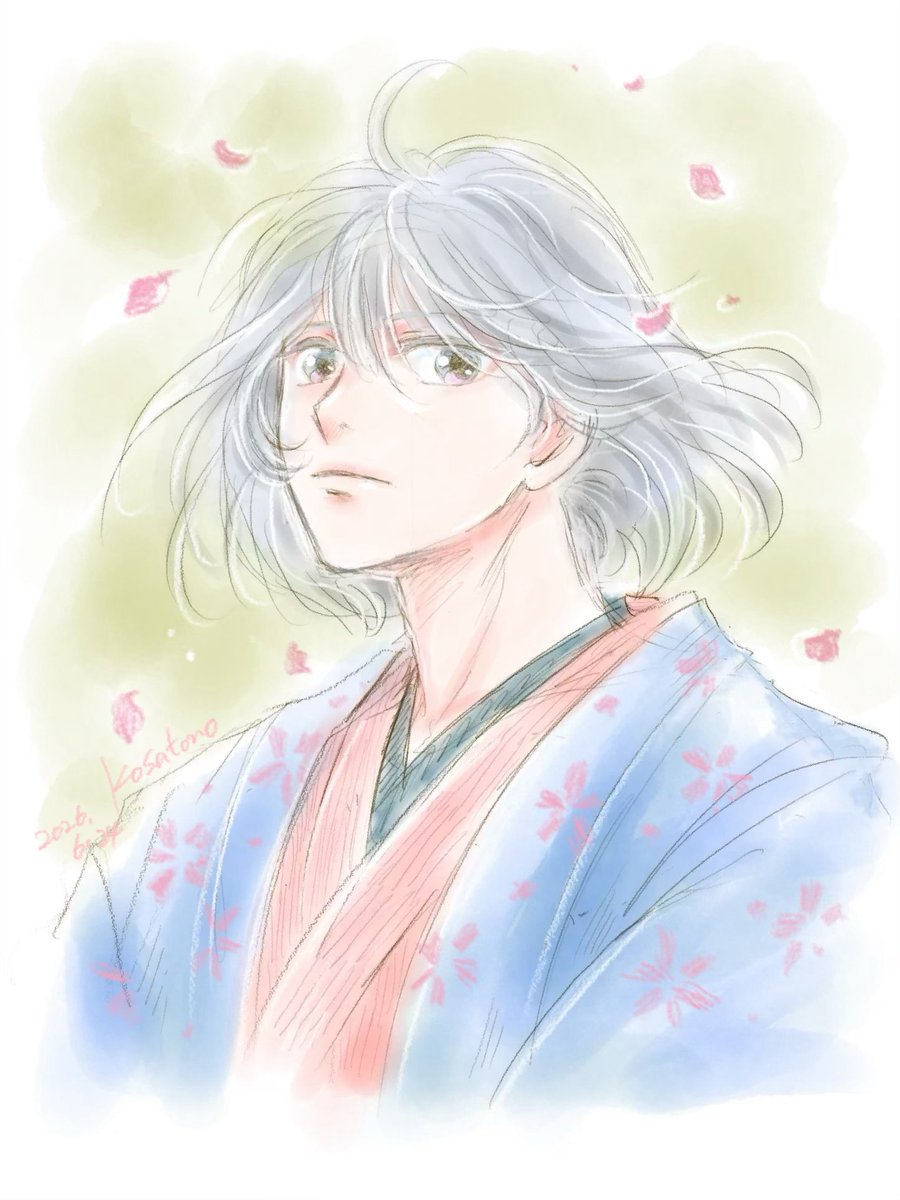 kosatono5030's tweet photo. #今月描いた絵を晒そう
そう言えば、ふた月も晒し損ねてました😗❗️
いつものラフに色塗りのらくがきです😊 https://t.co/gZrGdAPeA6