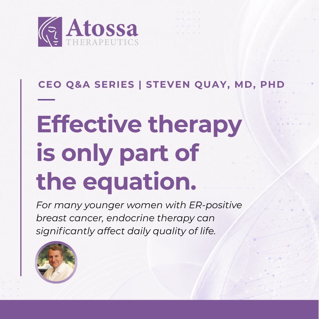 atossainc's tweet photo. For many younger women with ER-positive breast cancer, endocrine therapy can mean years of treatment and significant quality-of-life burden.

That’s why researchers continue exploring whether newer endocrine strategies may improve tolerability while maintaining effective estrogen suppression.

https://t.co/6LzH2s1dNB $ATOS