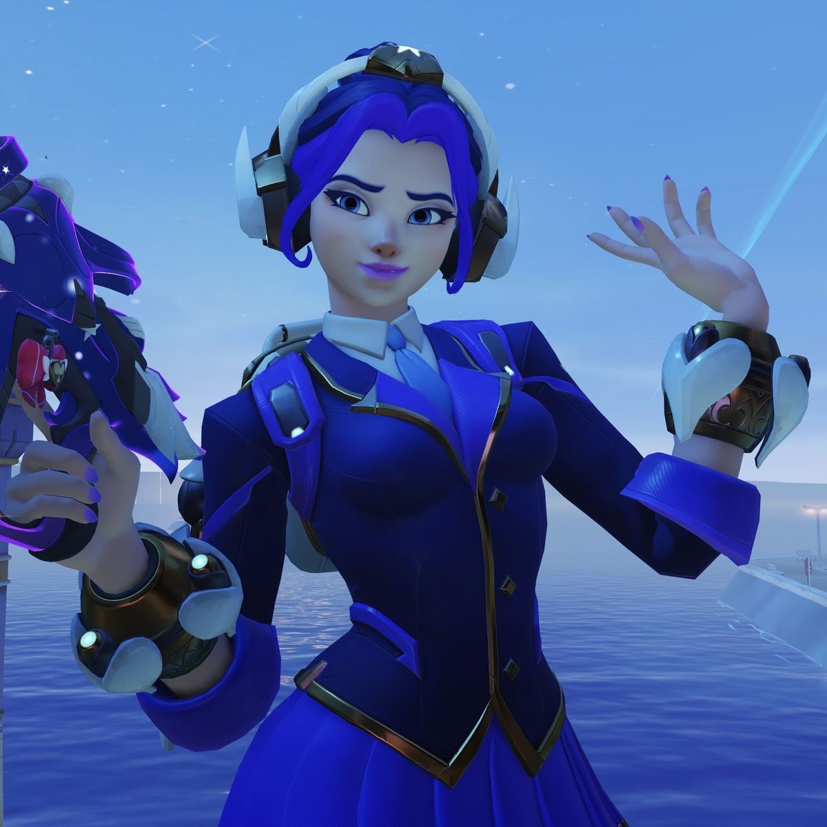 Toyaxenn's tweet photo. @TanQueeen @Blizzard_ANZ I love Juno’s Freshman Teo Minh Skin🪻💫 https://t.co/NmQA8lzDE5