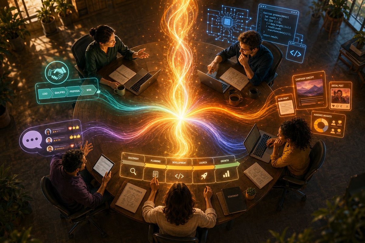 buckleyplanet's tweet photo. Break down silos with a cross-department storytelling hub where teams share narratives, not just bullet points, to learn from every deal. https://t.co/VNJIvmMvBl https://t.co/jrX6zaLIqW
