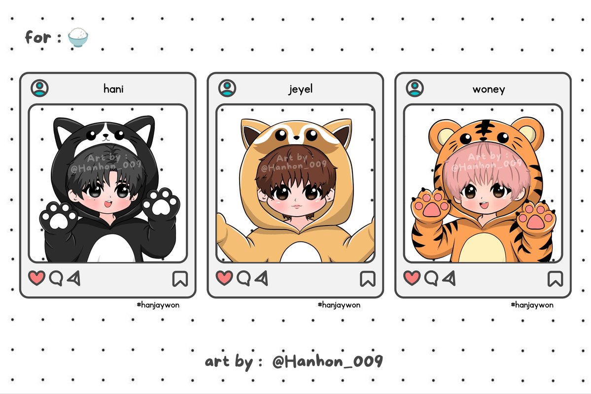 sugar_jewelzzz's tweet photo. HanJayWon cutieees ~~~ 🐈‍⬛🦝🐅
for my pin freebies wieeee !!!!

thanks again, @Hanhon_009 🫶🏻

---
Art by @ Hanhon_009  |  for: sugar https://t.co/JPmLfeDsKp