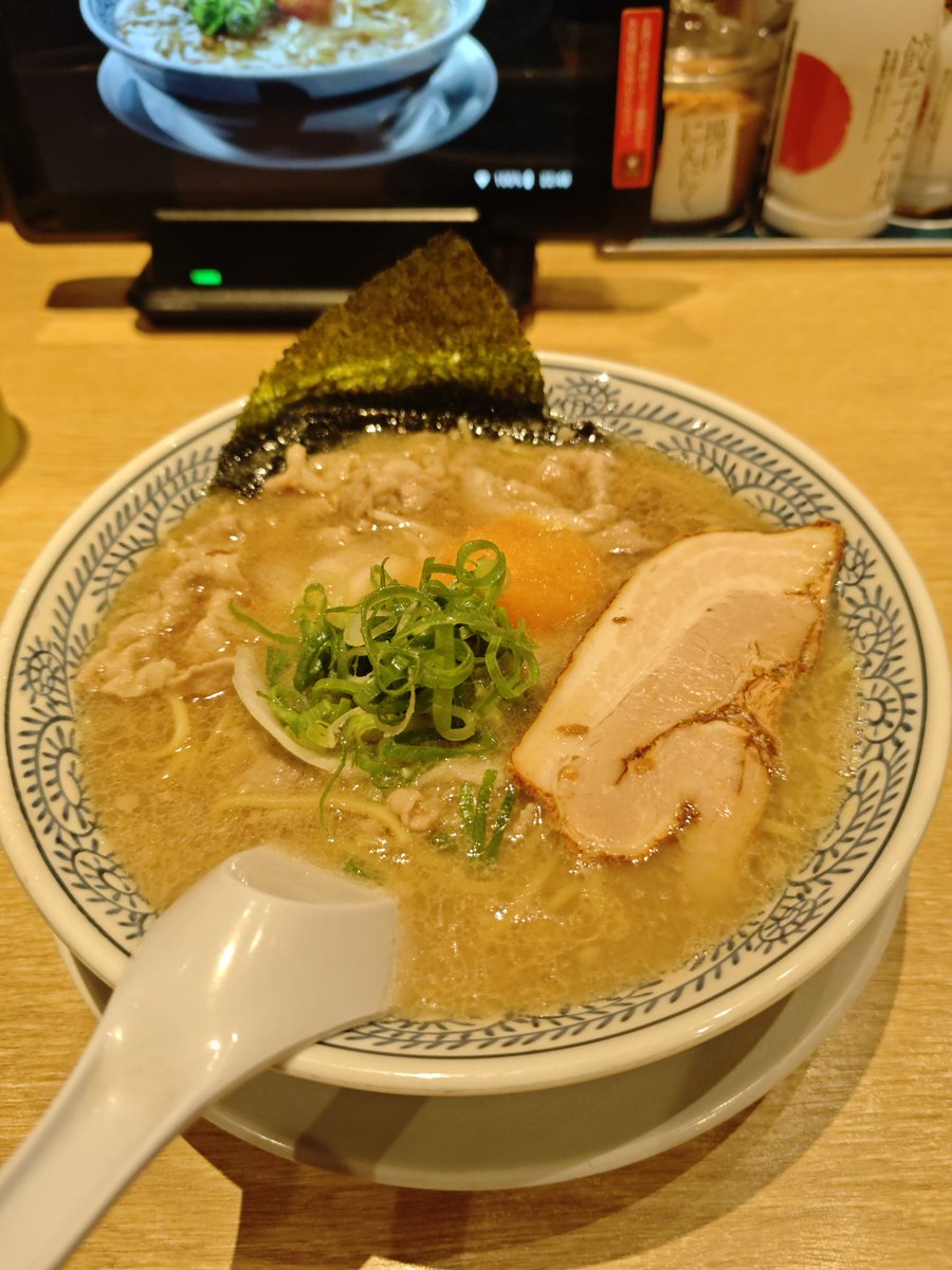 mossanworld's tweet photo. 今日までチャーシュー1枚おまけなので丸源ラーメン https://t.co/bPrMVDYfKh