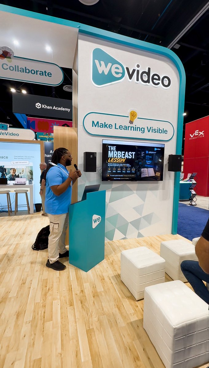 TaraMartinEDU's tweet photo. Absolutely LOVED this @WeVideo session: Beyond the Essay with Reginald Parker!
Incredible!
#ISTELIVE #ISTELIVE26 #WeVideo https://t.co/dEFY3LWfFh