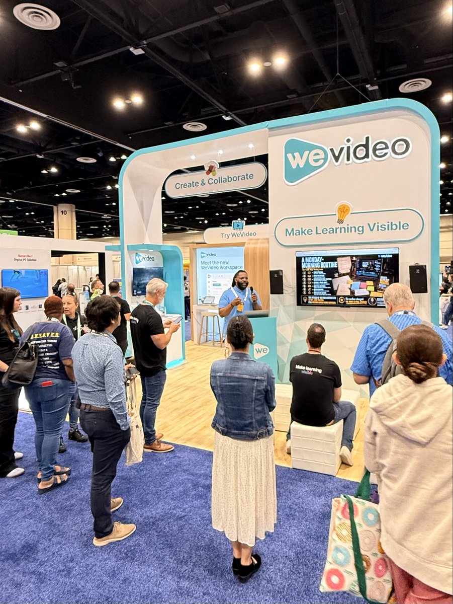 TaraMartinEDU's tweet photo. Absolutely LOVED this @WeVideo session: Beyond the Essay with Reginald Parker!
Incredible!
#ISTELIVE #ISTELIVE26 #WeVideo https://t.co/dEFY3LWfFh