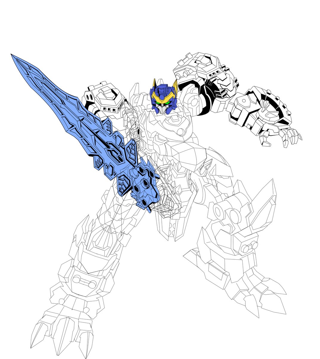 ganzycfe's tweet photo. 発売された ＃レクスブレイド 絵　
今コミケ準備などで忙しいですが少しづつやってますので...もうしばらくお待ちを
#ワイルドキング https://t.co/CApRlg41bC