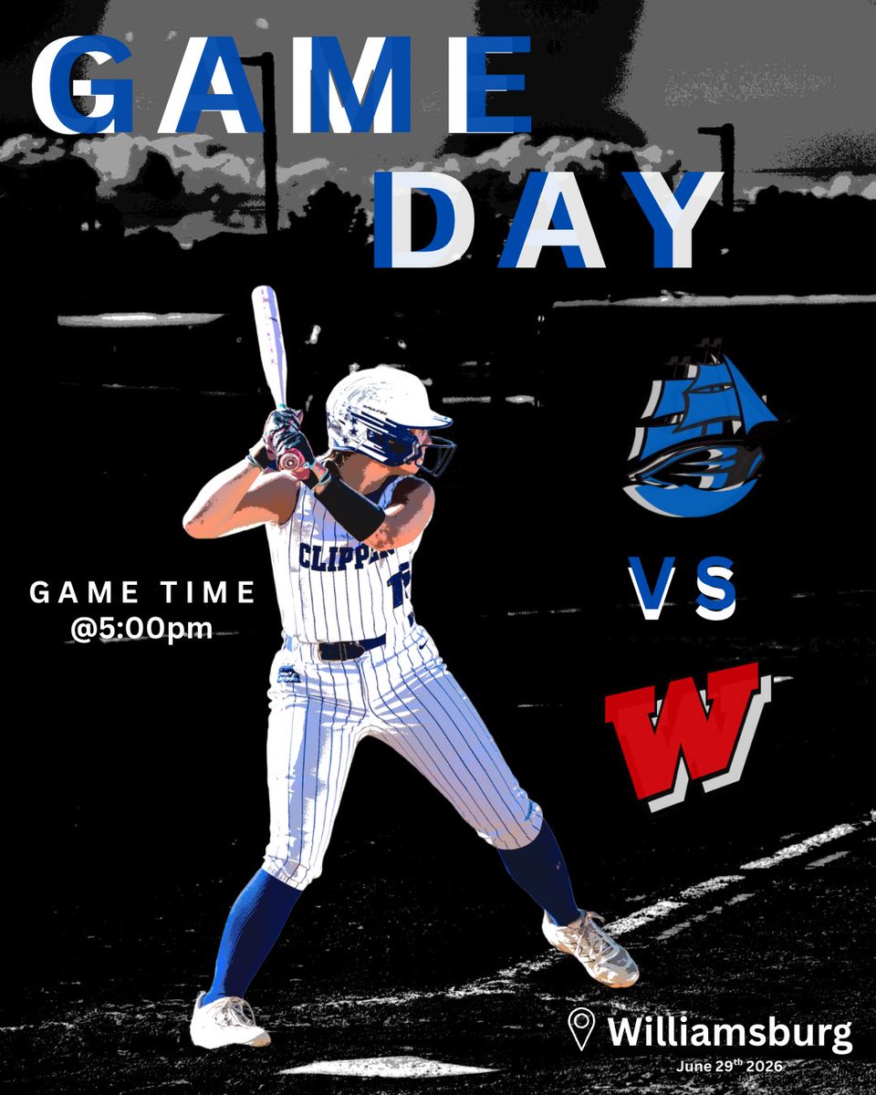 CCASOFTBALL's tweet photo. ‼️GAME DAY‼️
🆚 WILLIAMSBURG 
🕔5:00pm
📍WILLIAMSBURG https://t.co/6cW1CxWLZu