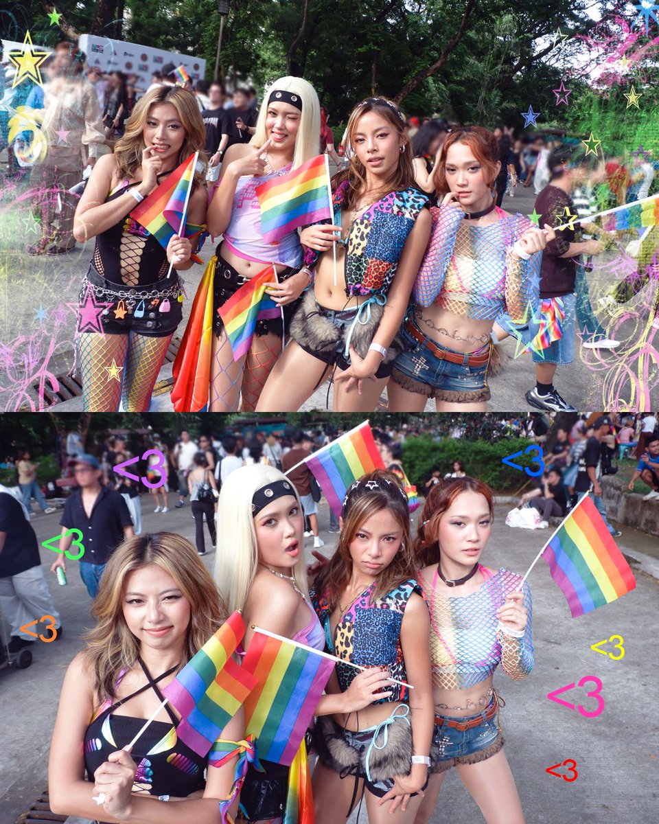 ygig_official's tweet photo. thank you so much @tfpridePH for giving us the opportunity to perform at this year's love laban 🌈✨

we believe that everyone has the right to be themselves. kasama niyo rin kami tumindig! you go, i go towards a future na we're all met with love 🫀

#YGIG #LoveLab4n #PridePH https://t.co/tOVakfLuWx