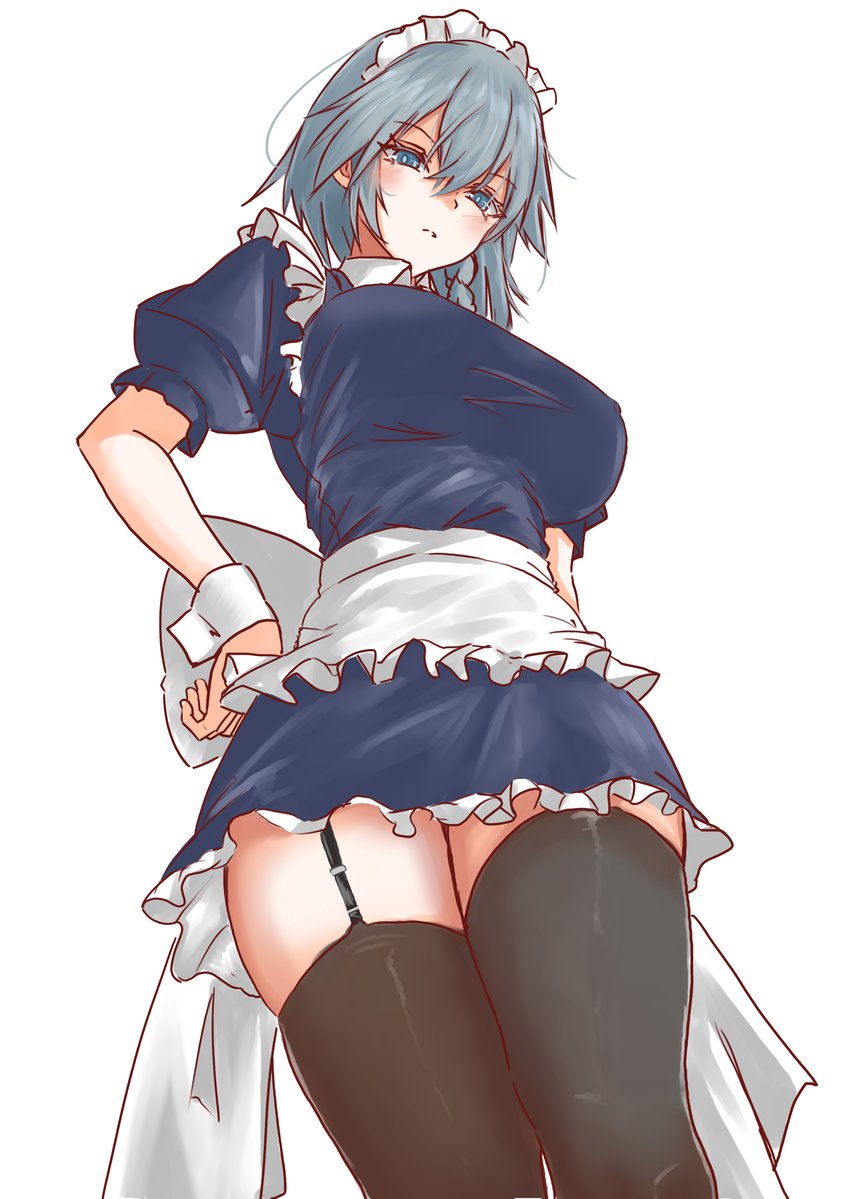 kuraki__'s tweet photo. 今日のお絵かき
東方　咲夜 https://t.co/D6l0PF3xNw