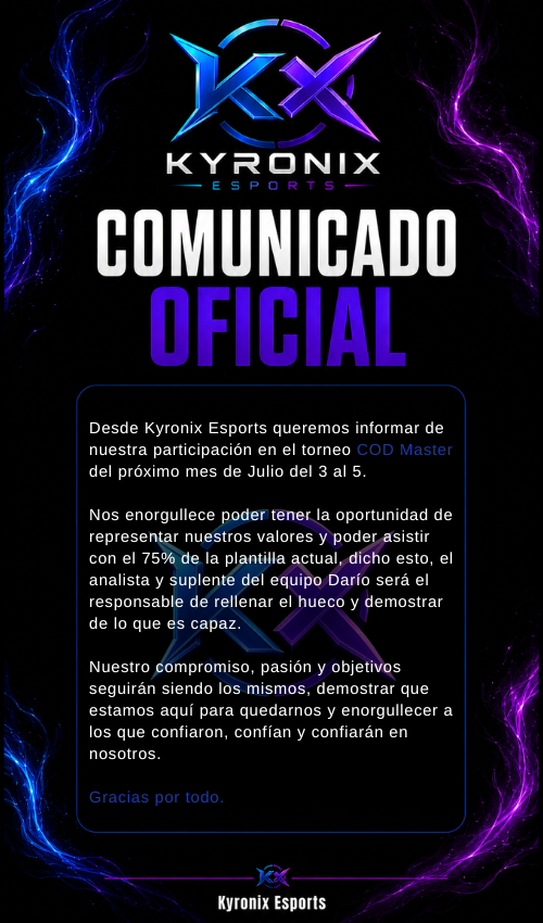 Kyronix Esports tweet media