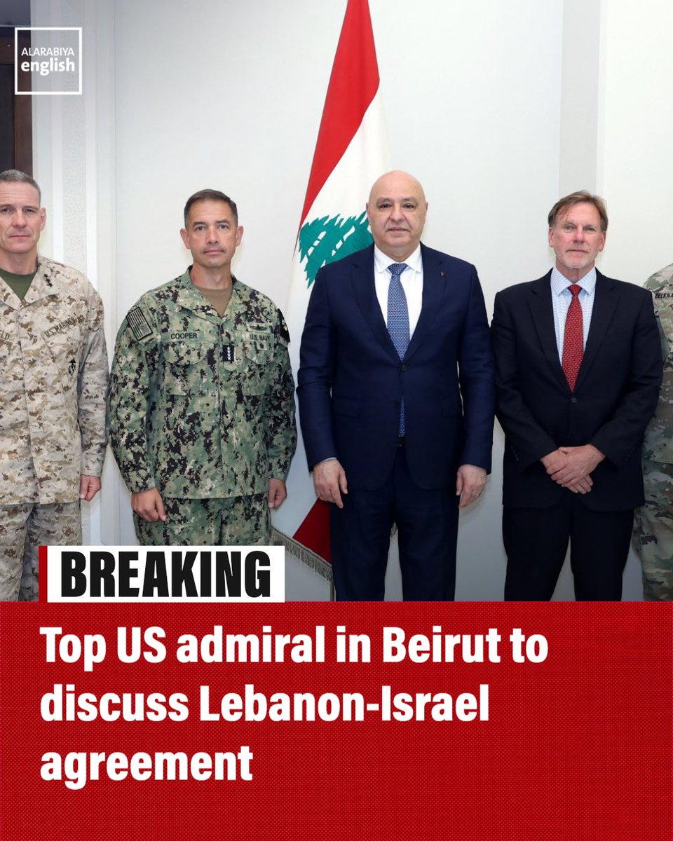 CENTCOM Chief Meets Lebanese President to Forge US-Lebanon-Israel Framework Agreement