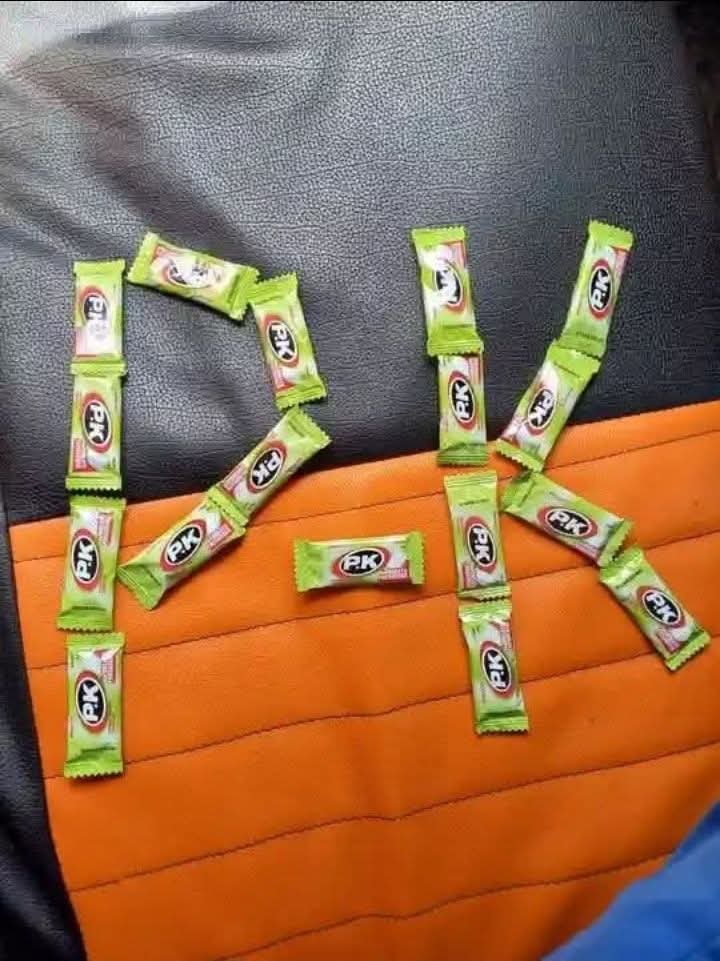 kijana_misa's tweet photo. Can anyone tell me what "PK" typically stands for on these chewing gum packages? https://t.co/hO7Wsahs2g