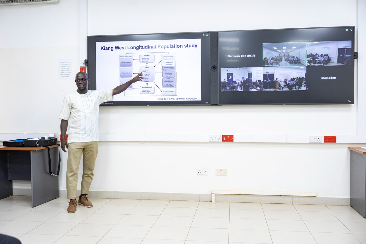 mrcunitgambia's tweet photo. Kick-off meeting for the German Research Foundation funded project on De-biased &amp; Interpretable Foundation Models to Reconstruct Health History from Fundus Images in 🇬🇲, with University of Tübingen.

Using AI + retinal imaging to improve fair, early disease detection in #Africa. https://t.co/N8ytTsaYB8