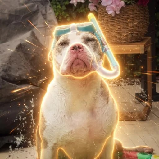 cityofdevs's tweet photo. I just found a dog going giga viral, 5M likes in 2 DAYS

He reminds me to the OG meme "Scuba dog"

If u do some research u can see the name is "cupcake"

Let's go back to funny viral meme

Proof of name:
https://t.co/k05WCFoYx4

30M views 5M likes vid:
https://t.co/sLqdXcxtRq https://t.co/6slkgHUPZ9