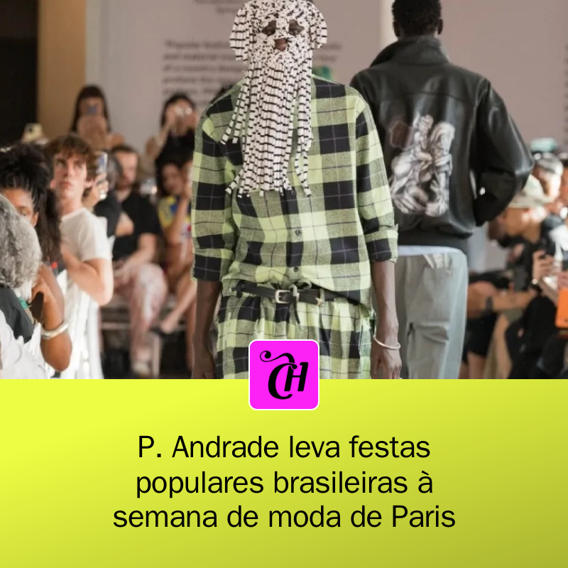 CAPRICHO's tweet photo. 🚨✨ O desfile da P. Andrade na Semana de Moda de Paris foi um verdadeiro mergulho nas festas populares brasileiras! Com looks que refletem a rica diversidade cultural do Brasil, eles encantaram o público! O que você achou? #ModaParis #CulturaBrasileira
https://t.co/fcsD0owiTb https://t.co/Pz0UfGuIz5