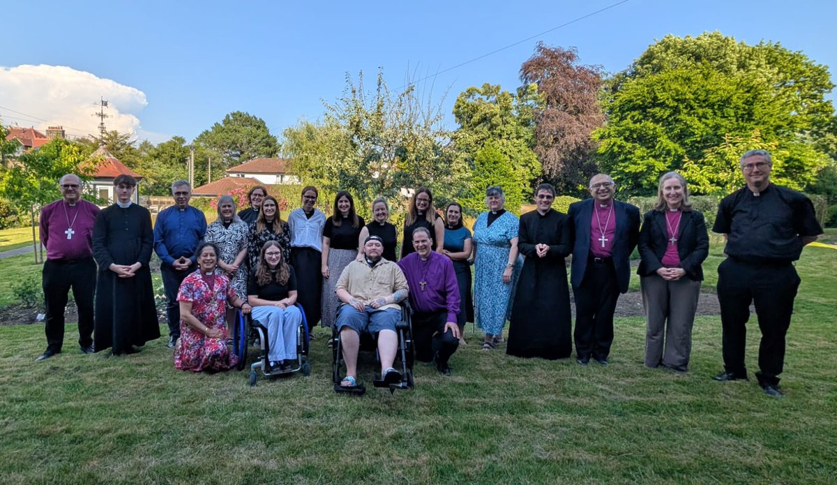 LeedsCofE's tweet photo. We had new priests ordained over the weekend! Here they are at their pre-ordination retreat at the Briery in Ilkley. https://t.co/xitsVrhI7d