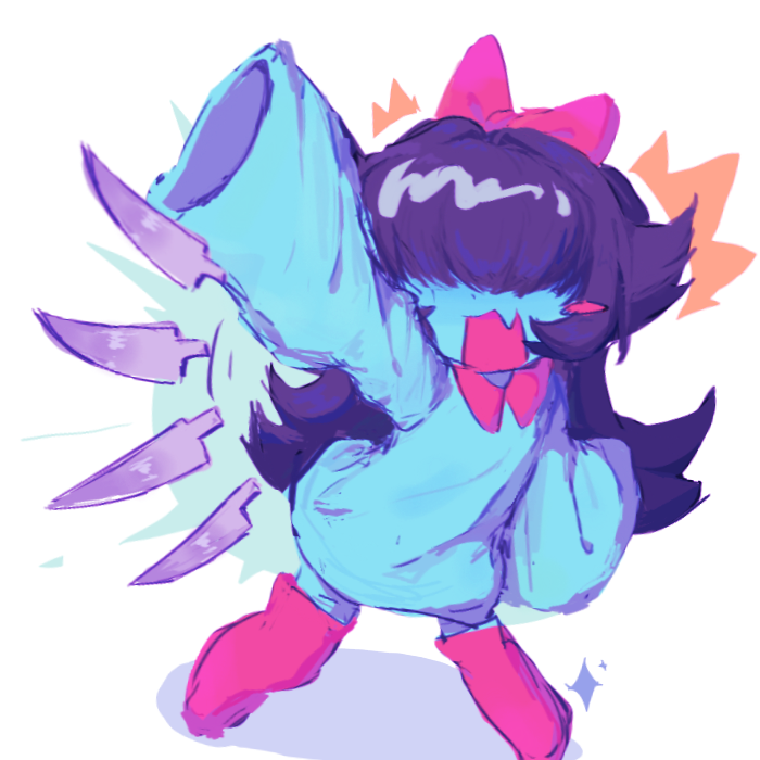 3467w99002's tweet photo. 💙#deltarune #Aqua https://t.co/Z3u6UqdfOU