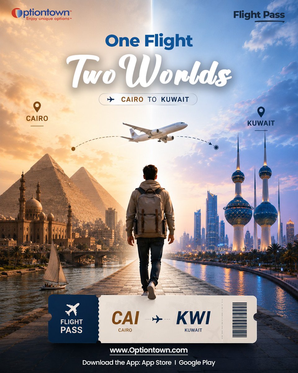 Optiontown's tweet photo. Fly Once. Experience Twice.
Check now at: https://t.co/DPRzODvN2b
Reach us on WhatsApp: (+1)-617-251-7379
#Optiontown #FlightPass #BookFlight #FlightTickets #ExperienceTwice https://t.co/9cD5ovMQy0
