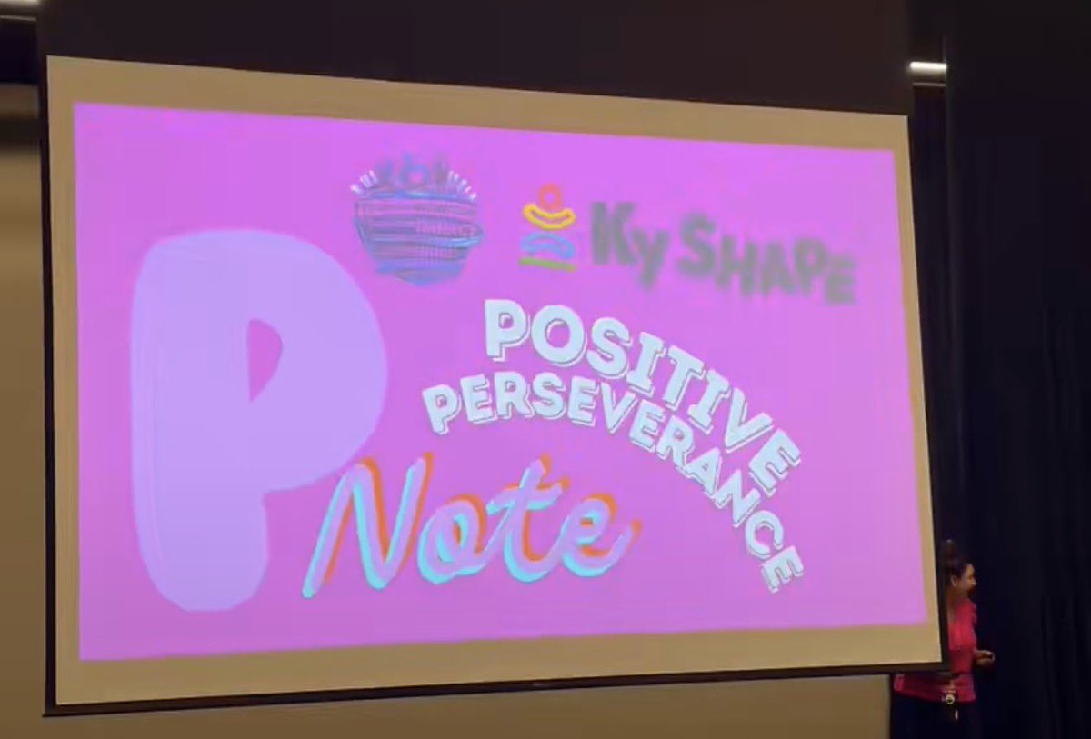 tall_kelly's tweet photo. #KYSHAPE Keynote/ or rather PNote! So honored! Thanks for letting me share my Ps. @IAHPERD #physed https://t.co/qGbmsXsk55
