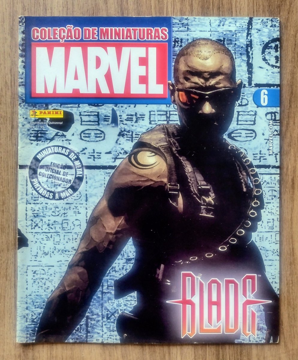rainerifernando's tweet photo. Revista Marvel Blade.
Editora Panini.
Ano da obra 2013.
Com 20 páginas.
Com poster momentos clássicos 28 cm X 44 cm.
Revista 22 cm largura x 28 cm altura.
Não acompanha miniatura, somente revista.
Item raro, ideal para colecionadores de Comics. https://t.co/B1PBoEypHf
