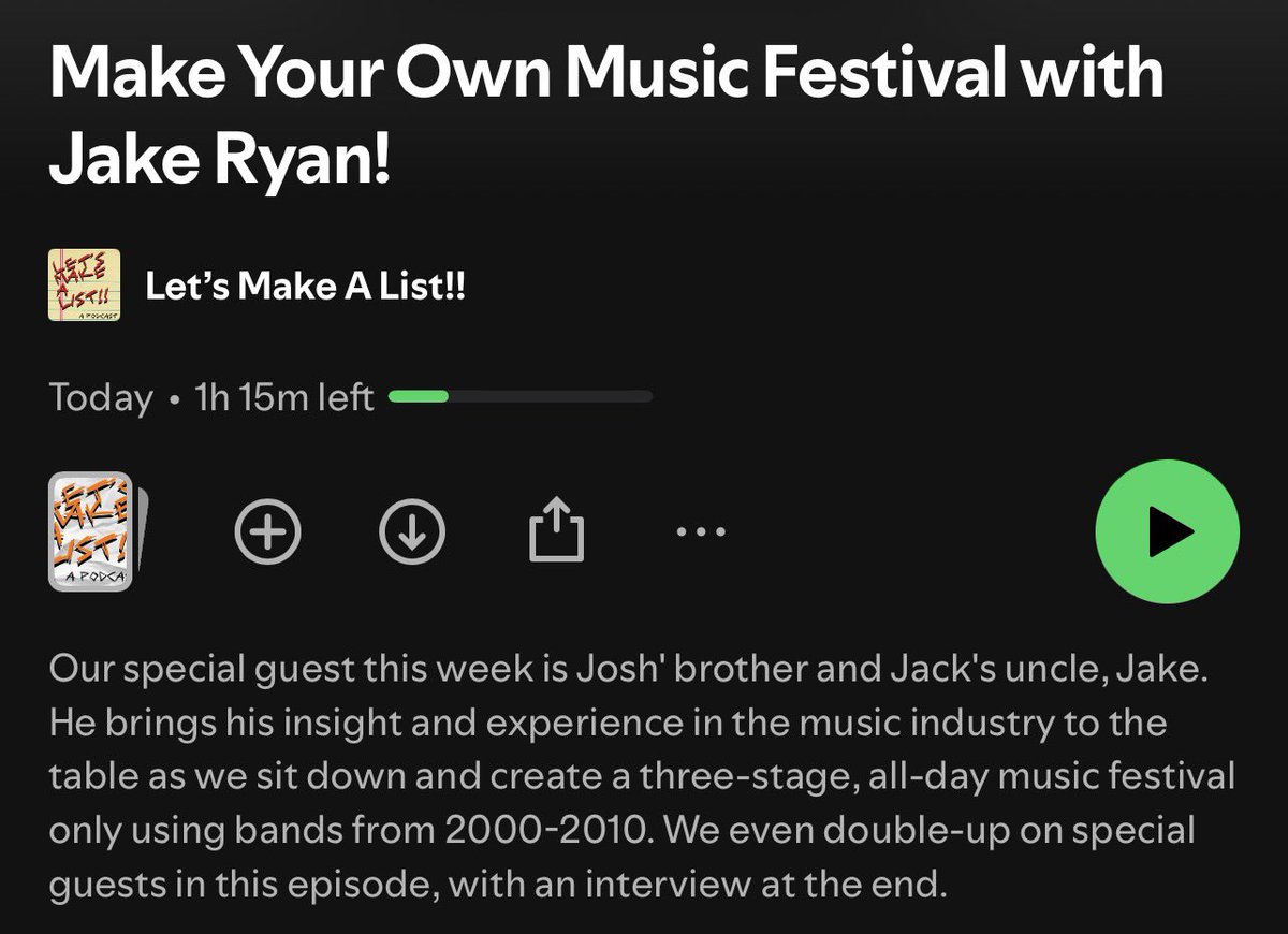 letsmakealistpc's tweet photo. Our guest host this week is none other than Jake!  As we craft our perfect 2000’s music festival, Jake shares stories from his time in the industry. Links below.  #letsmakealist #letsmakealistpc #warpedtour #festival 

https://t.co/bMh8KtQEPc

https://t.co/gyrhiVLGCr https://t.co/jMjKNx1PaF