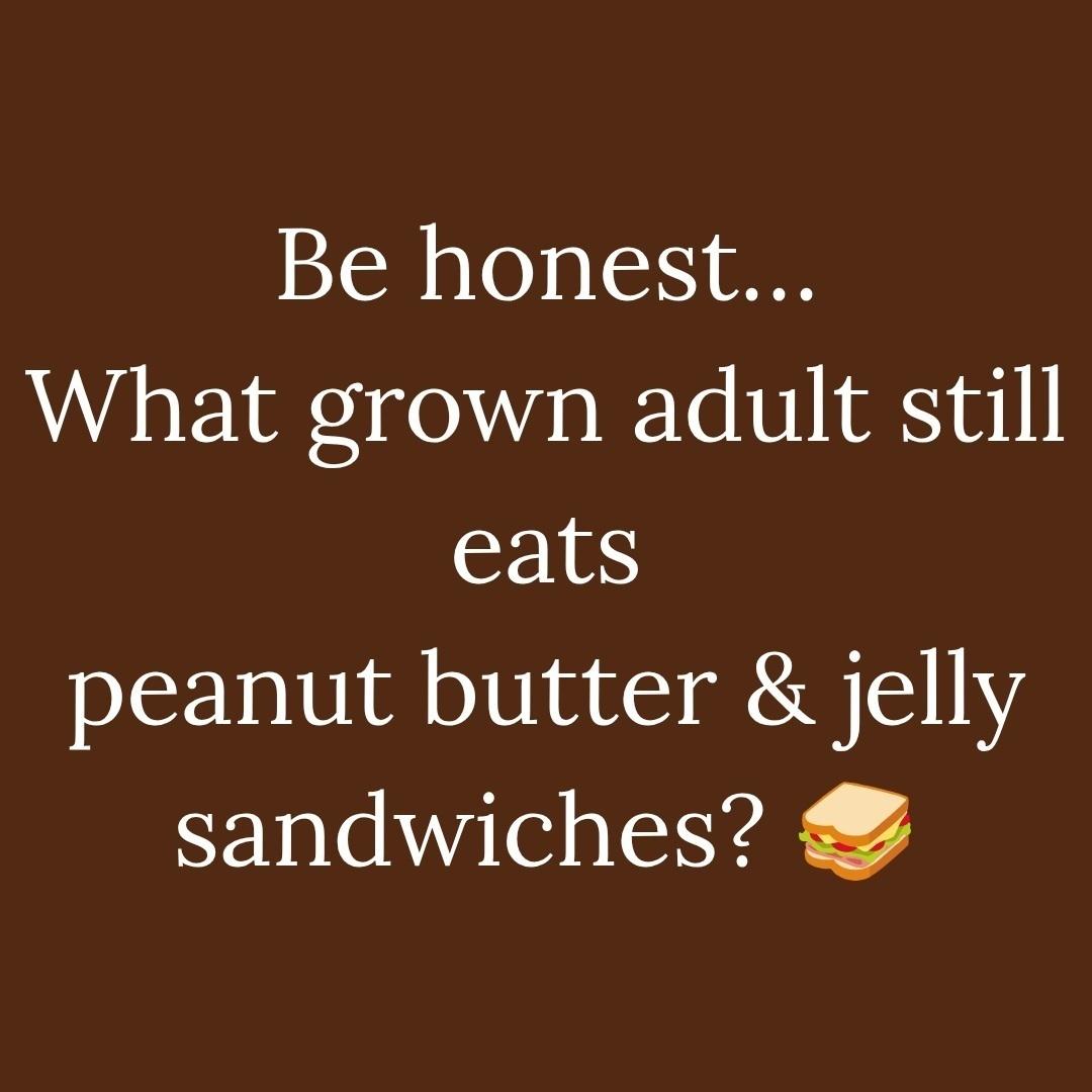 Eman5695's tweet photo. Asking for me 🙋 I'm 100% still team PB&amp;J 🥪 anyone else? https://t.co/iVrw5ssDUO