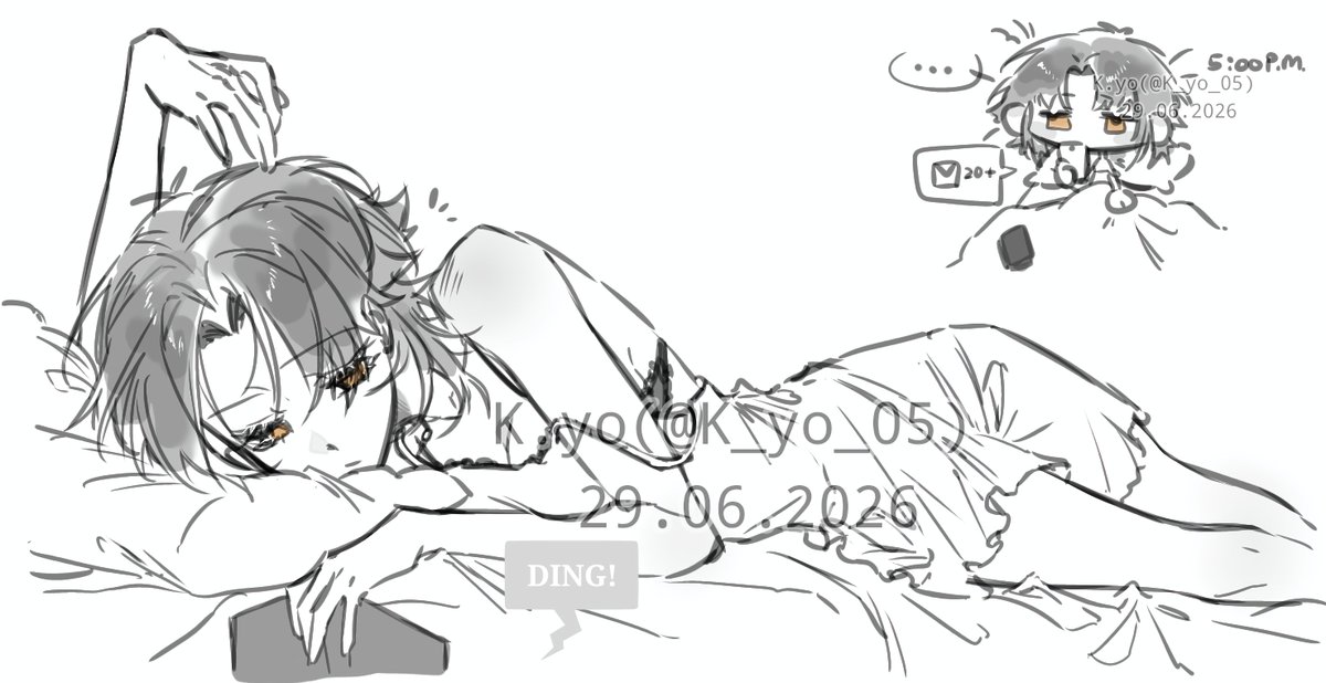 K_yo_05's tweet photo. Rough sketches of fem!Ayanokoji https://t.co/LmYmItKmfv