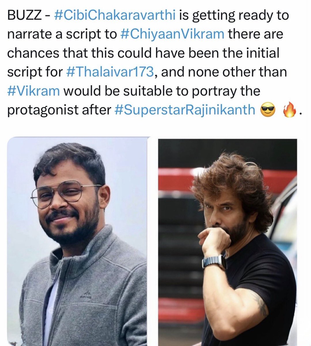 NoirSiren16's tweet photo. What aligns with Chiyaan’s success will be conceptualised..,, and become his next project . #chiyaan64 
@MoviesSingapore https://t.co/FNC2RAk2Mf