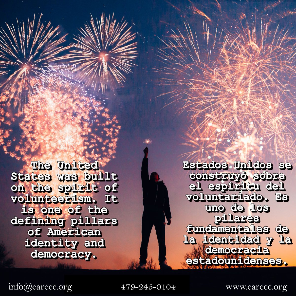 CAREccorg's tweet photo. The United States was built on the spirit of volunteerism. It is one of the defining pillars of American identity and democracy.
#America250 #4thOfJuly #IndependenceDay https://t.co/FIQ3CUi2Q8