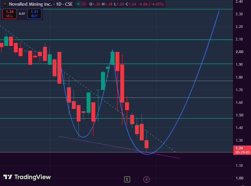 Bettina49097162's tweet photo. I bought $NRED for one reason - I want the next 2,000% move.

NovaRed already proved it can run hard. I’m betting it can do it again in the right macro cycle.

Macro is shifting fast: Canada, U.S., Japan all pushing into critical minerals while China still controls the supply chain.

Canada alone has 67 projects and $72B + in future investment.

That’s the backdrop.

NRED / NREDF sits in Wilmac Copper-Gold, BC - real ground, real scale, real positioning.

I don’t chase. I accumulate.

If it moves, it moves big