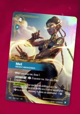 TheManLandTCG's tweet photo. a champion unit that replaces itself is truly broken, if the empower ability has relevant significance for the deck this card will be absolutely insane https://t.co/OHWXDQ9FHe