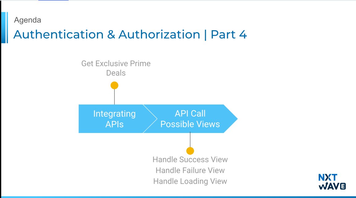iamvikaskamera's tweet photo. Topic: Authentication &amp; Authorization | Part 4
GitHub: https://t.co/mENv0GerhE

Key Takeaways:
✅ Integrating APIs
  ☑️ Get Exclusive Prime Deals
✅ API Call Possible Views
  ☑️ Handle Success View
  ☑️ Handle Failure View
  ☑️ Handle Loading View

#NxtWave #Day19 https://t.co/UP8XhCao4s