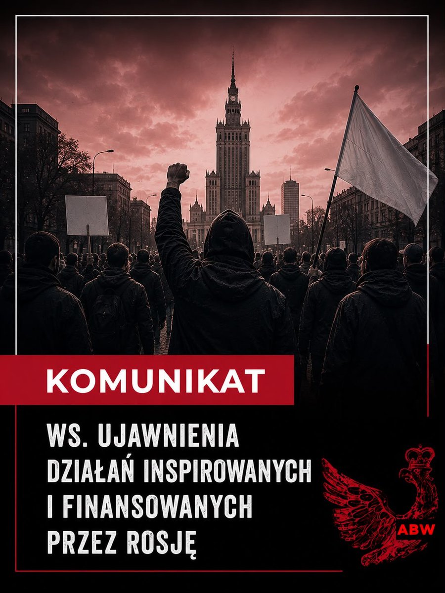 SlavicVector's tweet photo. ABW задержала 11 граждан Украины и Беларуси за участие в российской операции влияния

⚠️ Сотрудники Агентства внутренней безопасности (ABW) во взаимодействии с Пограничной службой задержали одиннадцать граждан Украины...
https://t.co/31rT7HzvGT https://t.co/Qb1x8BgKwv
