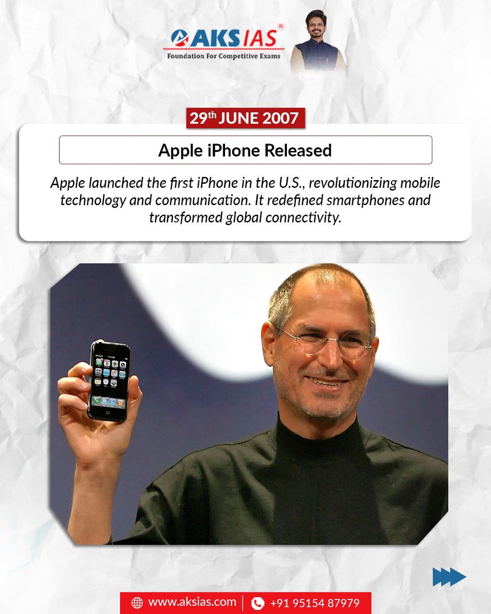 aks_ias's tweet photo. June 29

2024: India won the ICC T20 World Cup. 

2007: Apple launched the first iPhone.

National Statistics Day celebrates Prof. P.C. Mahalanobis and his contributions to Indian statistics.

History. Innovation. Inspiration.

#AKSIAS #T20WorldCup #iPhone #NationalStatisticsDay https://t.co/2ht9QaDLGp