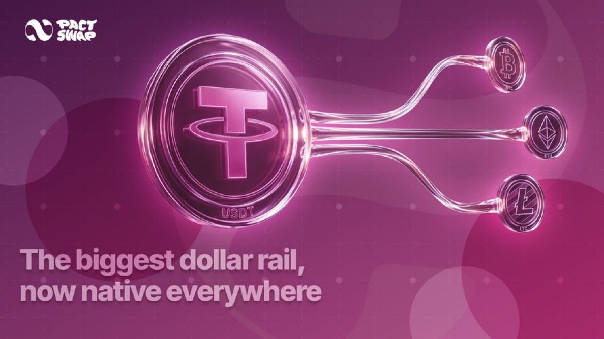 badgxty's tweet photo. The future of DeFi isn’t one chain, it’s every chain working together.

@Pact_Swap is building toward seamless cross-chain liquidity for a more connected ecosystem. $Trx #Tron https://t.co/dbaOMIagh8