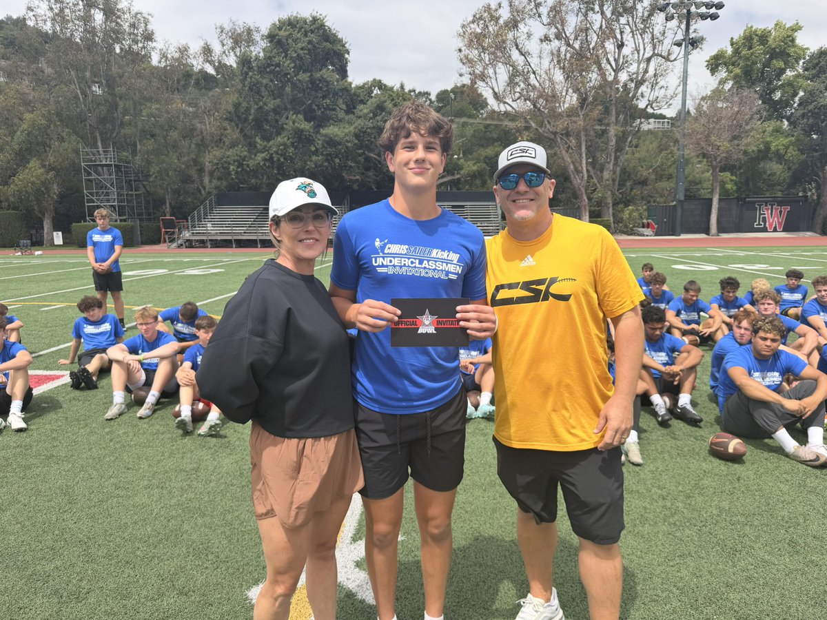 KonnellG's tweet photo. Thank you @Chris_Sailer for the opportunity to compete in California. After hitting FGs of 52 and 50 in comp and several TBs I am honored to be selected to the @FBUAllAmerican game in December. Hoping I can also play WR/TE. #Athlete https://t.co/h81GLXqrTB