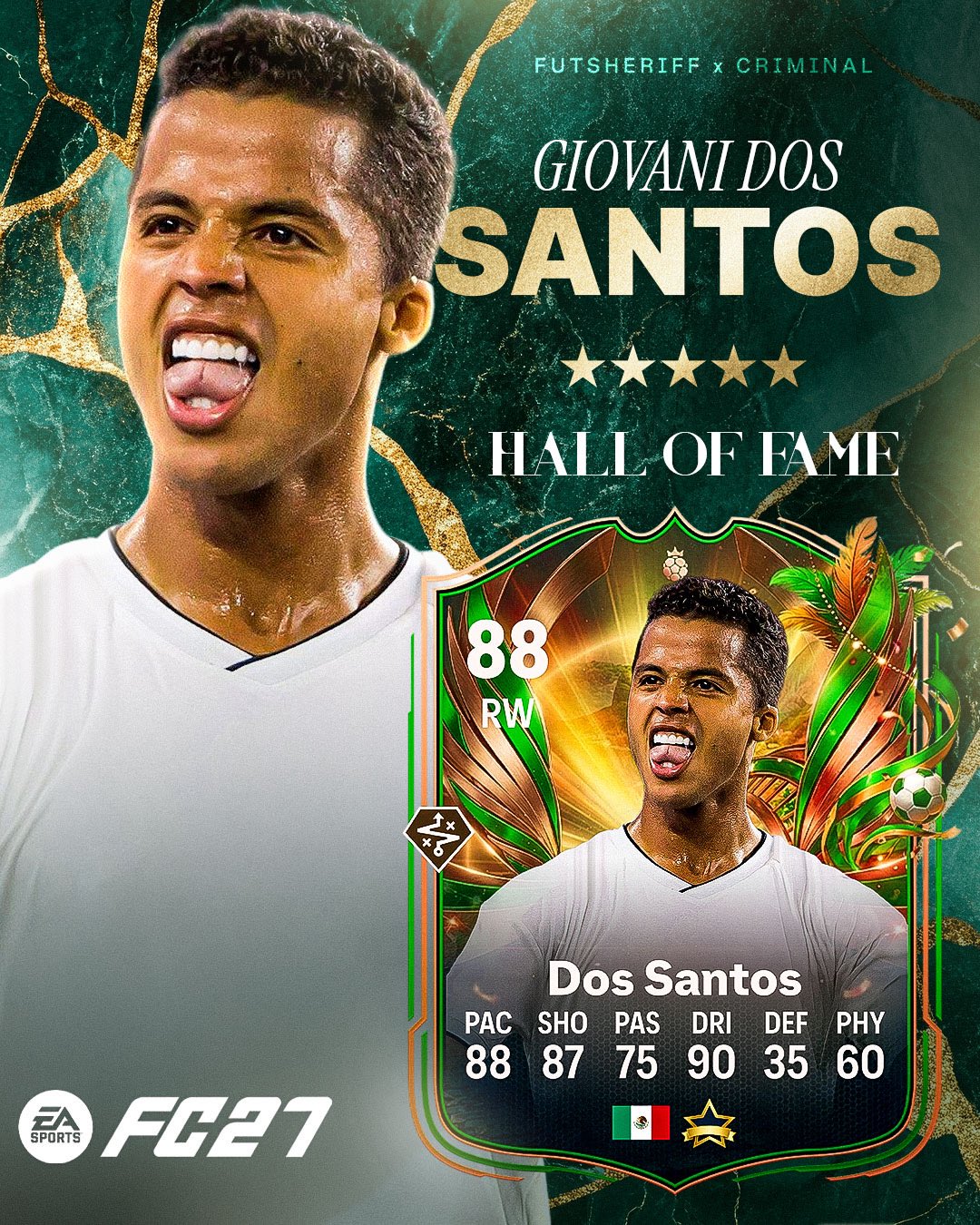 Giovani Dos Santos - EA FC 27 Hall Of Fame Player