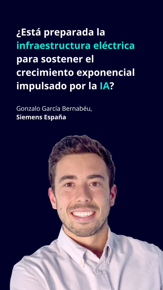 siemens_es's tweet photo. ¿La infraestructura eléctrica está lista para sostener el crecimiento exponencial de la #IA? 🤔

🗣️ Nuestro compañero Gonzalo explora algunos de los grandes retos que plantea la nueva generación de #DataCenters en esta reciente entrevista con @DCD_ES 📲 https://t.co/pHaKtjPEKK https://t.co/MTc6WIwG1A
