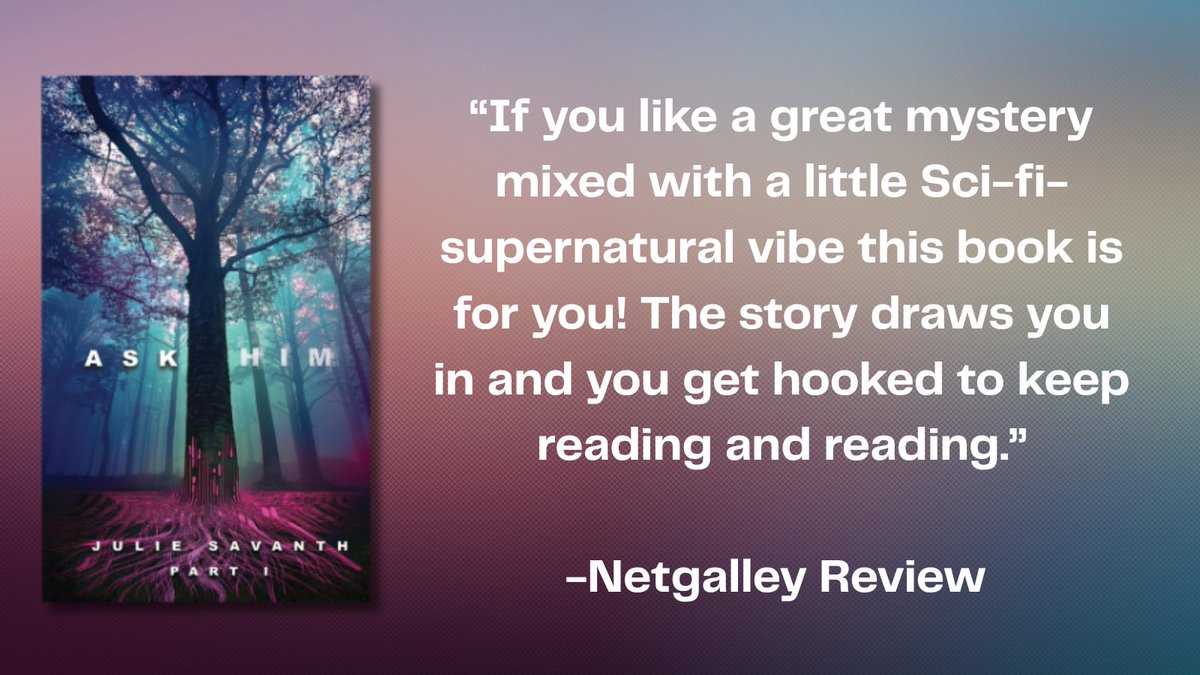 WomenWriters's tweet photo. “If you like a great mystery mixed with a little Sci-fi-supernatural vibe this book is for you! The story draws you in and you get hooked to keep reading and reading.”
-Netgalley Review https://t.co/jL1xiDFsMs #askhim #juliesavanth https://t.co/TDsF8AIkkH