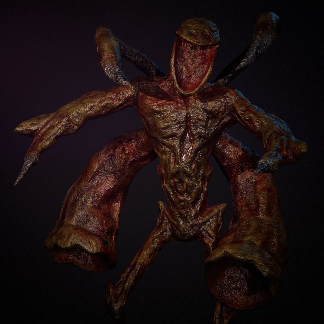 Ghoustly3D's tweet photo. Found a sculpt in my Ipad from 1 year ago, today I decided to finish it
Here the result of my 6.8k tris creature
#Roblox #RobloxDev #NomadSculpt #RobloxStudio #Monster #Creature https://t.co/cMVdcRfiDw