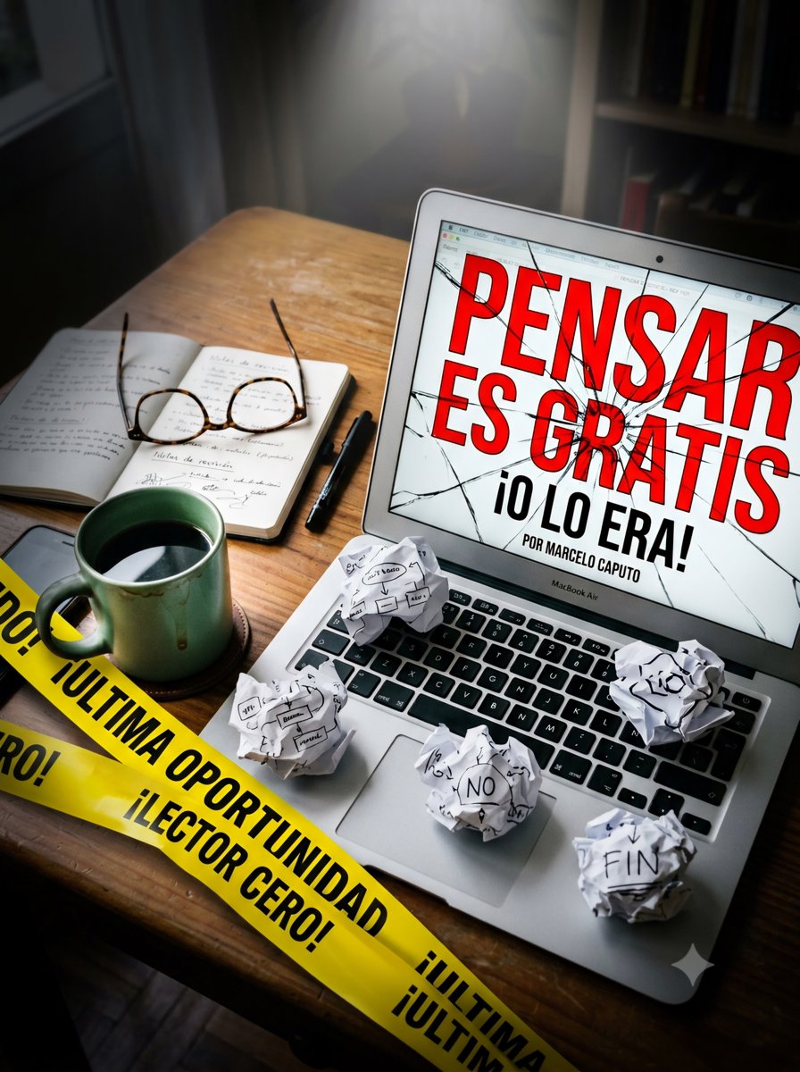 EpidermicPoetry's tweet photo. 🧠 ¿Cuánto hace que no lees algo que desafíe lo que piensas?
👉 @EpidermicPoetry 

Escribí "Pensar es gratis", un libro corto, crudo y sin filtros. Busco lectores de prueba con criterio afilado.

Si querés leer el PDF y dar tu veredicto, comentá abajo: LIBRO 

#PensarEsGratis https://t.co/gQ5Q4w6gJE