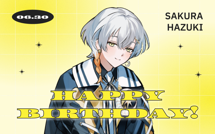 FouRTe_Project's tweet photo. [🎂]
.˚⊹⁺‧┈┈┈┈┈┈┈┈┈┈┈┈┈┈┈┈
　  𝑯𝑨𝑷𝑷𝒀 𝑩𝑰𝑹𝑻𝑯𝑫𝑨𝒀 朔楽はづき💛
 　　　　 @sakura_hazuki__
┈┈┈┈┈┈┈┈┈┈┈┈┈┈┈┈‧⁺ ⊹˚.

𝙁𝙤𝙪𝙍𝙏𝙚 𝙋𝙧𝙤𝙟𝙚𝙘𝙩 𝙊𝙁𝙁𝙄𝘾𝙄𝘼𝙇 𝙁𝘼𝙉𝘾𝙇𝙐𝘽 -𝐅𝐨𝐮𝐑𝐘𝐨𝐮-にて、
6月30日(火)0:00〜23:59限定で
バースデーカードを送ることができます🎁

はるひからのスペシャルカードも公開✨️💛
はづきの誕生日を、一緒にお祝いしましょう💝

🔗 https://t.co/xpkwmN7y1t

#HAPPY_HAZUKI_DAY
#はづき誕生祭 #はづ氣