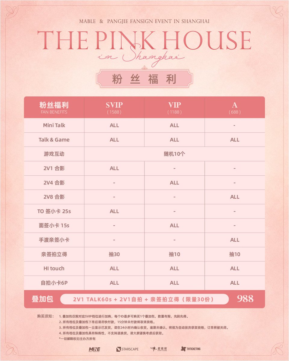 THTICKETING's tweet photo. Welcome to THE PINK HOUSE 💖 Mable Pangjie Fansign in Shanghai

🏰 The Pink Castle is ready to welcome everyone! https://t.co/jx8NKpvdMY