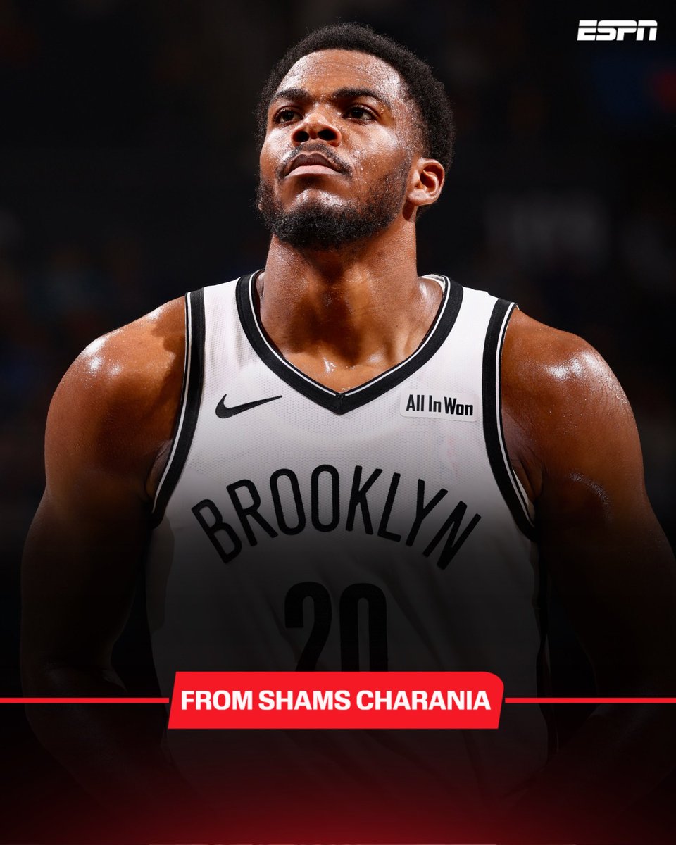 ShamsCharania's tweet photo. Brooklyn Nets center Day'Ron Sharpe intends to sign a new two-year, $20 million deal to return to the franchise, sources tell ESPN. Nets declined Sharpe's team option to do a new contract, just as they did with Josh Minott. https://t.co/gNj9REx2Ix