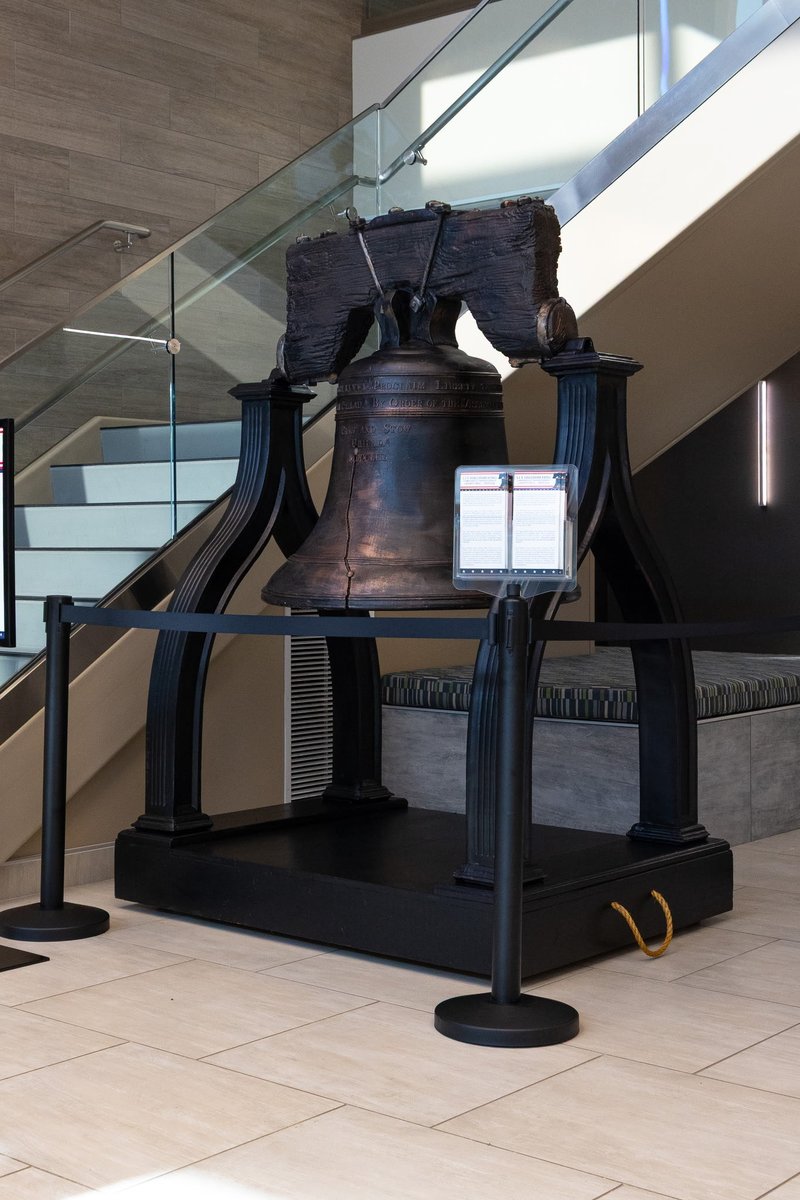LukeBernstein's tweet photo. @ZitoSalena @KHostages @JoshShapiroPA @SenMcCormickPA @SenFettermanPA This incredible full size replica of the Liberty Bell is currently en route to DC and will be up for display in the Pa Pavillion tomorrow!

#LetFreedomRing https://t.co/neoy8HZXrM