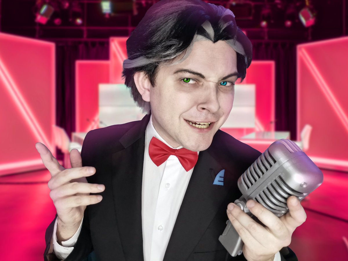 Mad_Maskmaker's tweet photo. If you want it, just take it
The world's yours, don't waste it
Go make the stars align, to shine brighter
Brighter than the heavens in thе skies above
You'll be brightеr, goin' supernova, all the eyes look up
Brighter

#Vox #hazbinhotel #hazbincosplay #voxcosplay #hazbinhotelvox https://t.co/HXn2QjUuHn