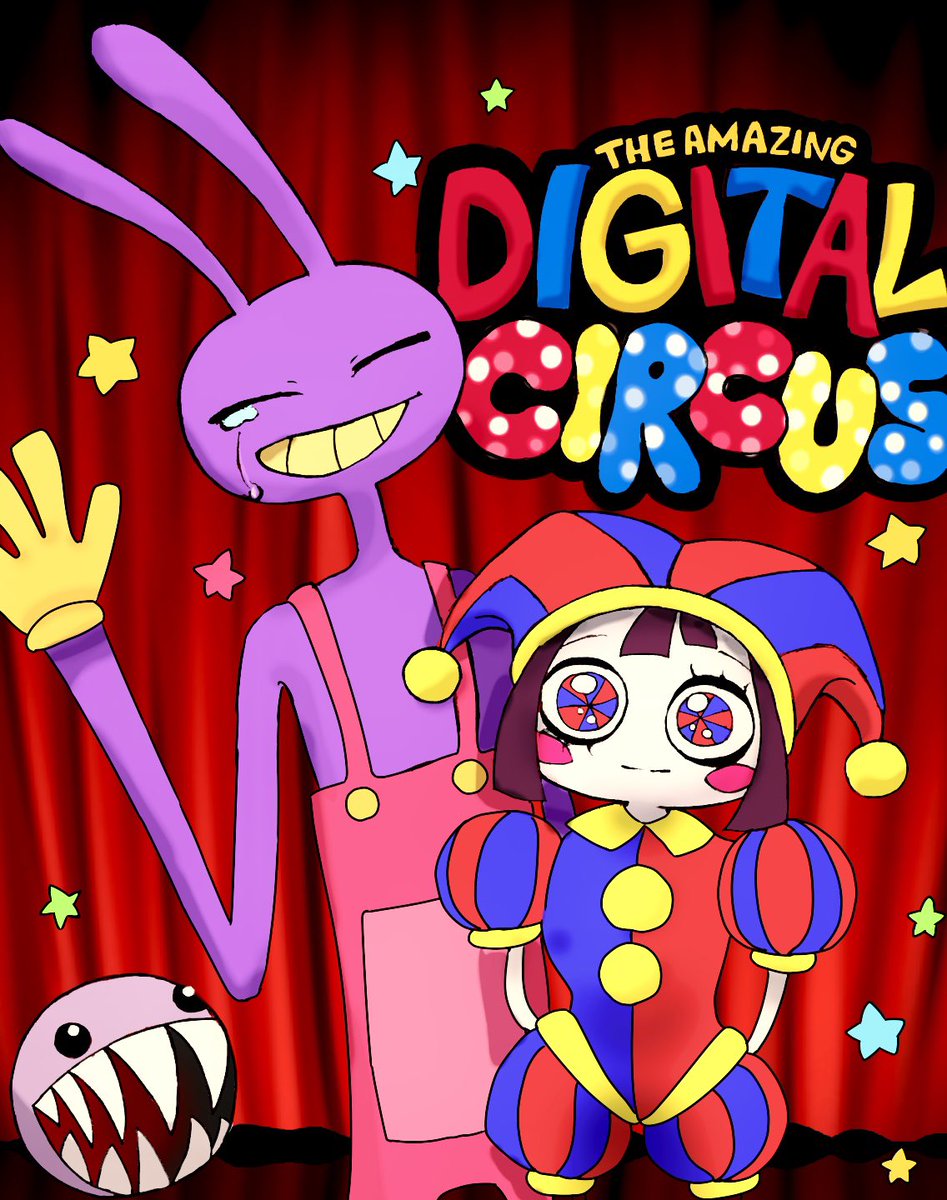 azusa_307's tweet photo. ダークコメディとして傑作すぎるラストでした...！！！！
#アメデジ #TheAmazingDigitalCircus #イラスト https://t.co/CuxUXQEB03