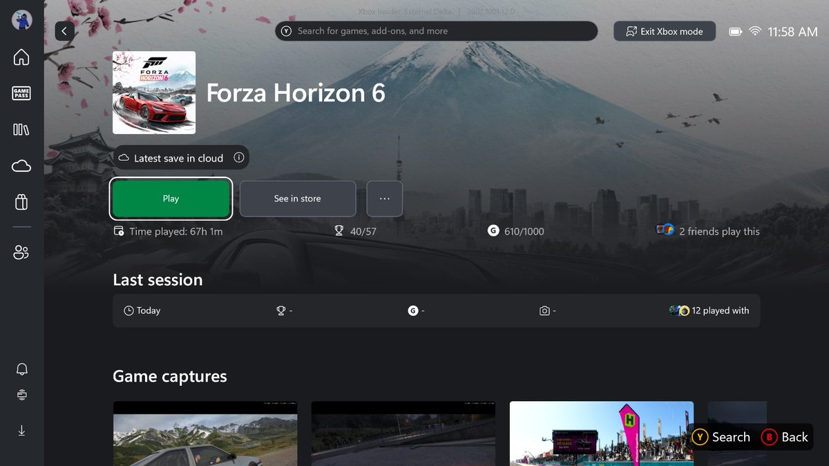 blackbird9898's tweet photo. I think I need to go back and give Forza Horizon 4 more time. Lol. #ForzaHorizon６ #XBOXPC https://t.co/XLHT9hCdre