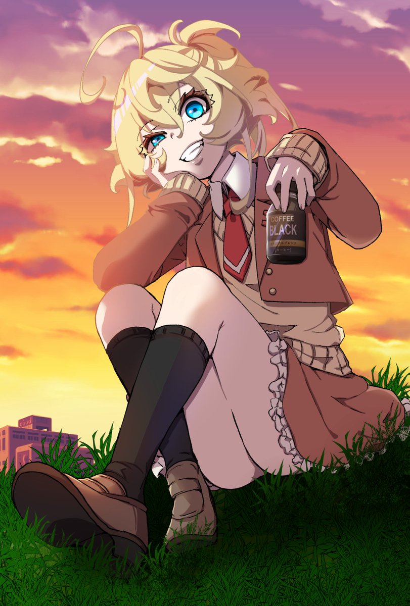 harunaa453991's tweet photo. カラ鉄コラボ制服ちゃふ

落ち込んでたらJKがブラックコーヒー驕ってくれた。シカゴ学派？っていうのをめっちゃ語ってくれたけどよく解らなかった。 https://t.co/856x2WTLnc