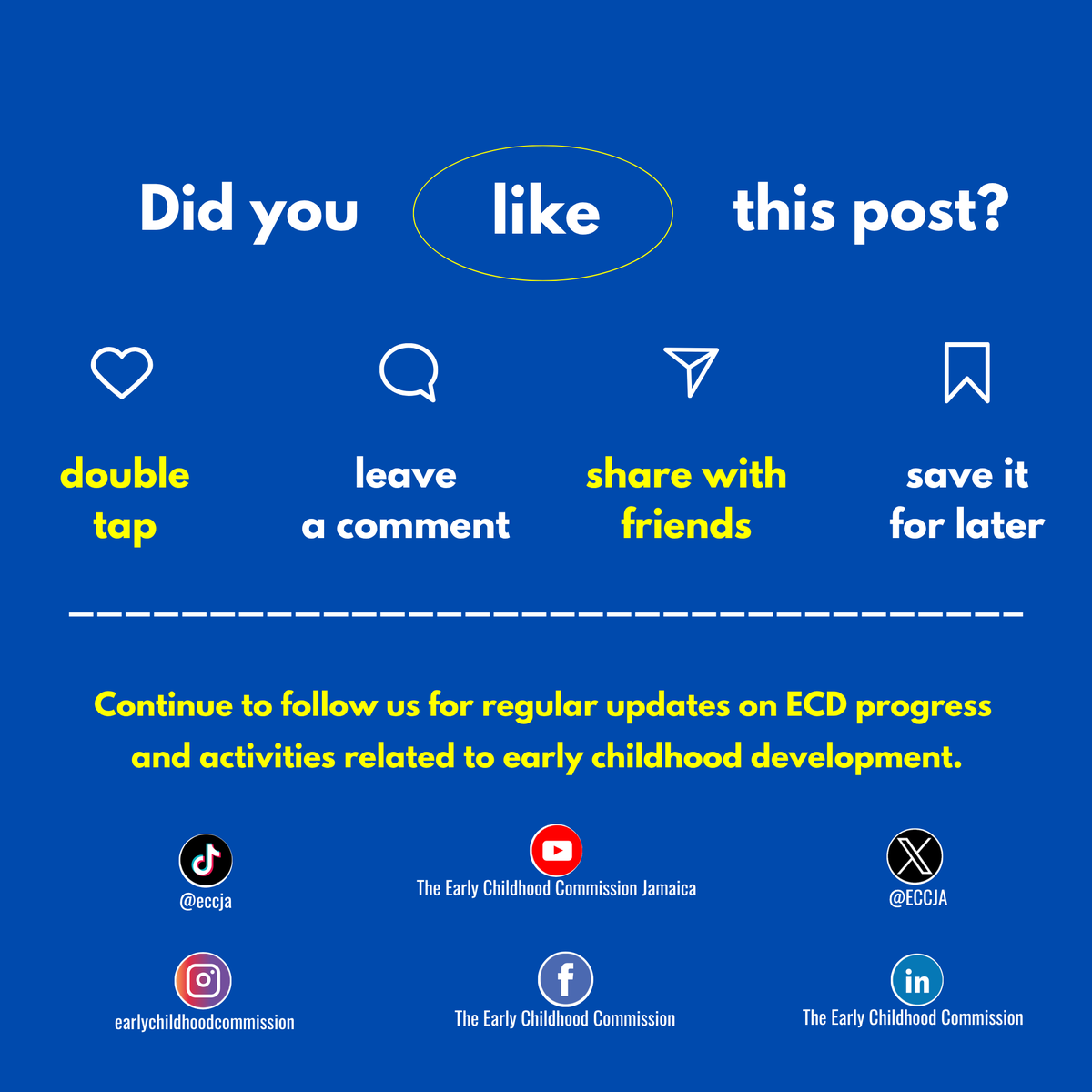 ECCJA's tweet photo. π Respect, justice and service start with everyday actions. Together, we can help children make a positive difference. β€οΈ
#12StandardsMatter #ChildrenMatter #EarlyYearsMatter https://t.co/5HXU6oF5sq